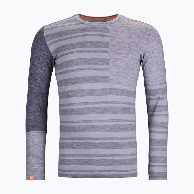 Pánske termo tričko Ortovox Rock'N'Wool LS sivé 8410200021