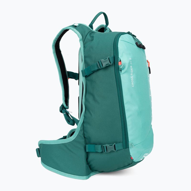 ORTOVOX Cross Rider 20 S lyžiarsky batoh pacific green 2