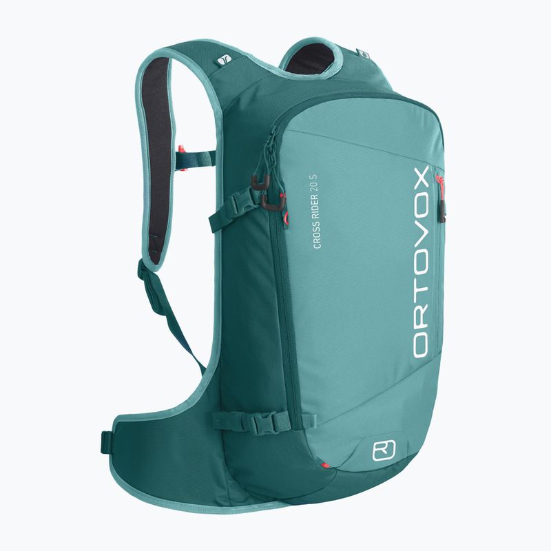 ORTOVOX Cross Rider 20 S lyžiarsky batoh pacific green 5