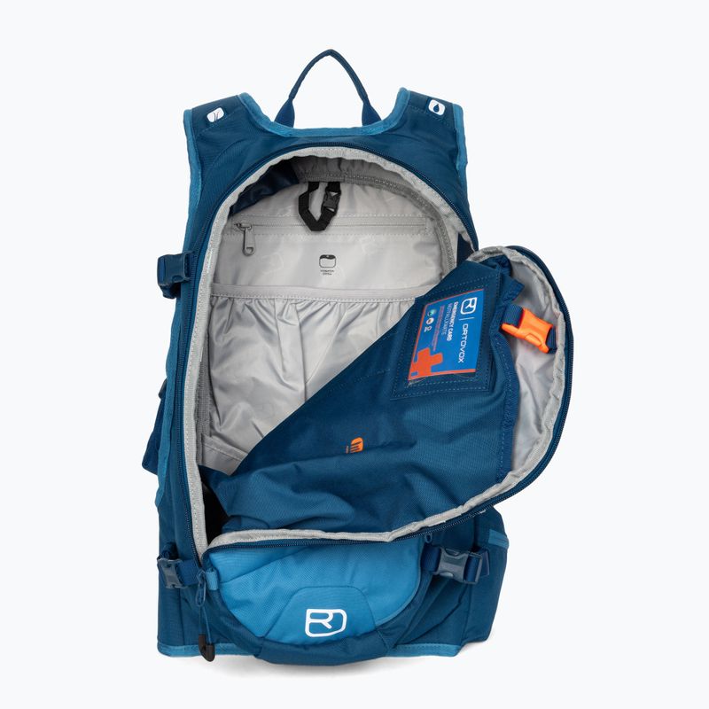 ORTOVOX Cross Rider 20 S lyžiarsky batoh petrol blue 4