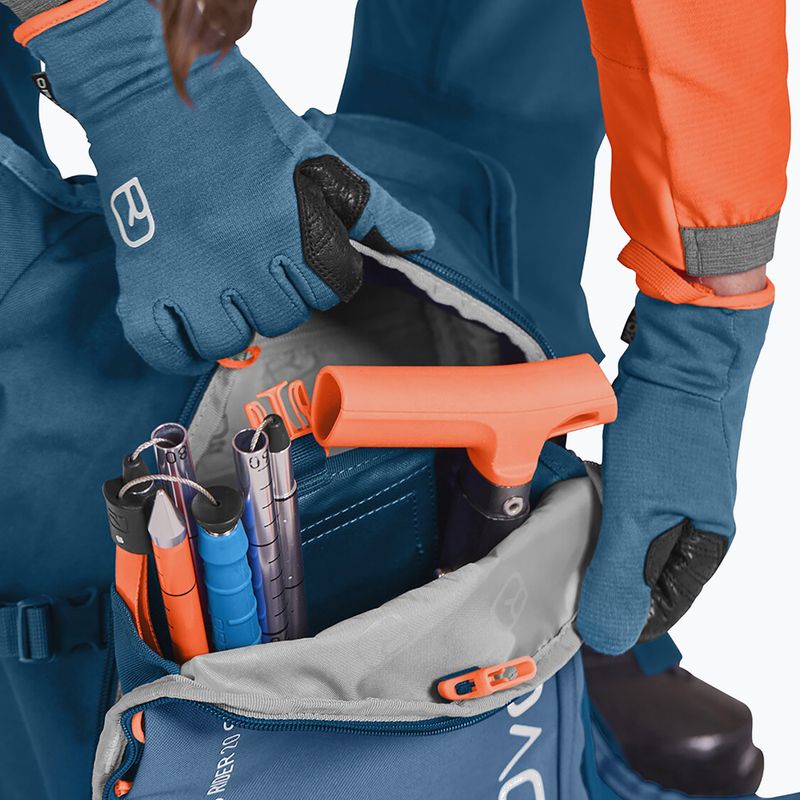 ORTOVOX Cross Rider 20 S lyžiarsky batoh petrol blue 8