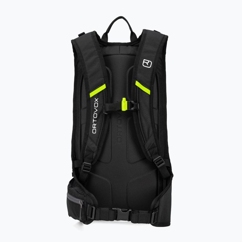 ORTOVOX Powder Rider 16 black raven lyžiarsky batoh 3