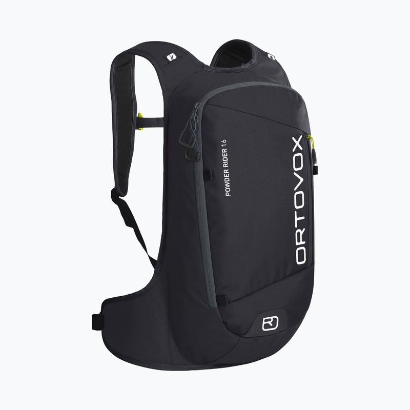 ORTOVOX Powder Rider 16 black raven lyžiarsky batoh 5