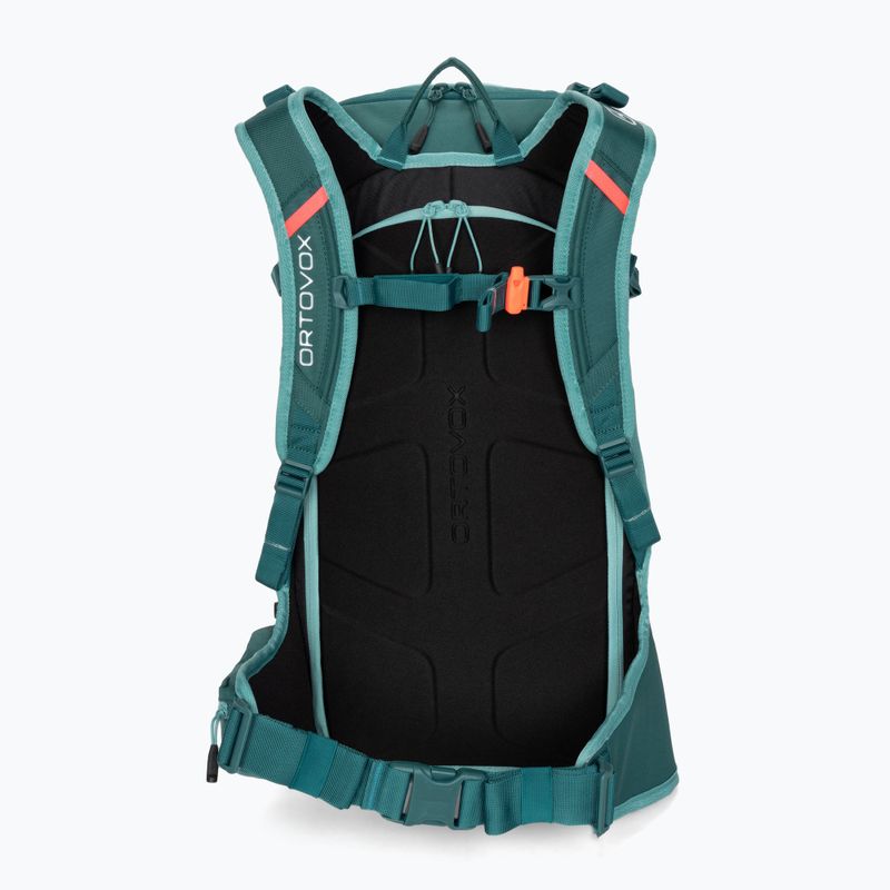ORTOVOX Tour Rider 28 S lyžiarsky batoh pacific green 3