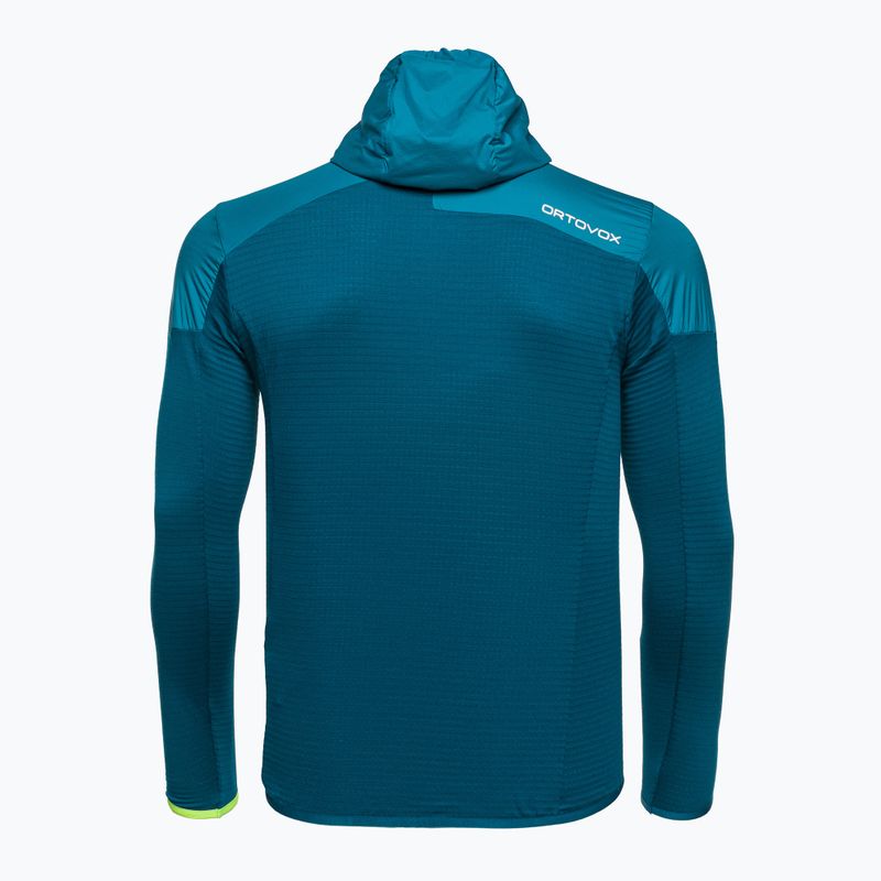 Pánska trekingová mikina Ortovox Ladiz Hybrid navy blue 86949 2