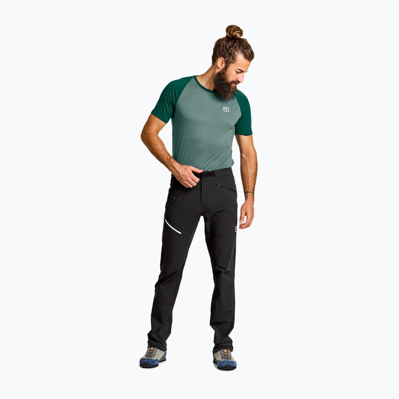 Pánske softshellové nohavice ORTOVOX Brenta black 6234400034 2