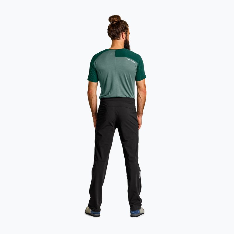 Pánske softshellové nohavice ORTOVOX Brenta black 6234400034 3