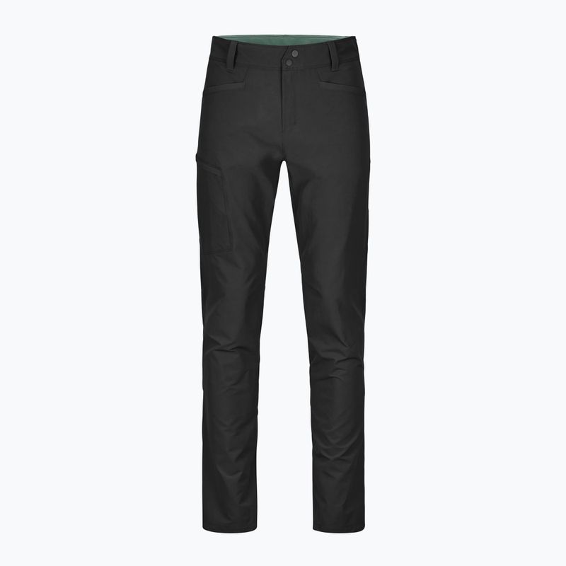 Pánske softshellové nohavice ORTOVOX Pelmo black raven