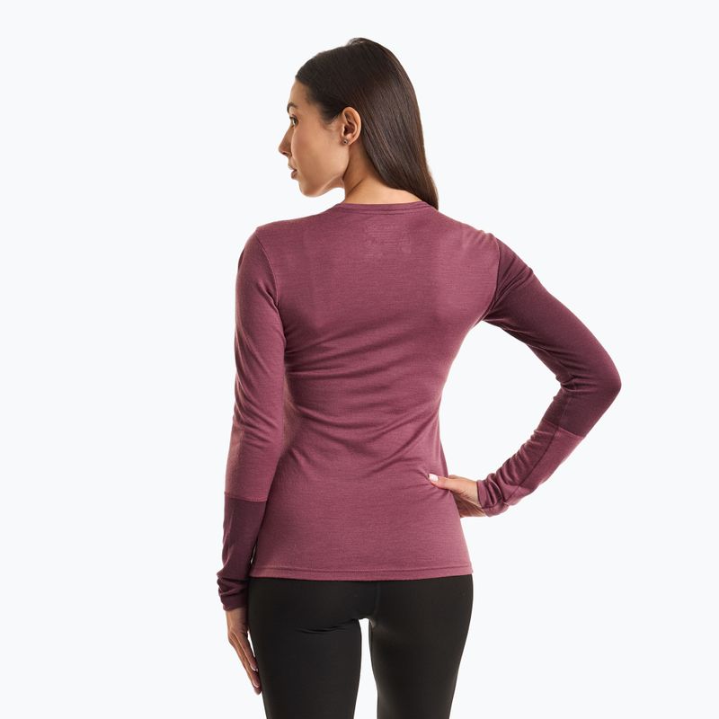 Dámska termoakčná mikina ORTOVOX 185 Rock'N'Wool mountain rose 2