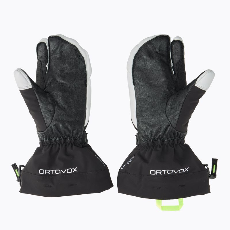 Pánske lyžiarske rukavice ORTOVOX Merino Freeride 3 Finger black 2