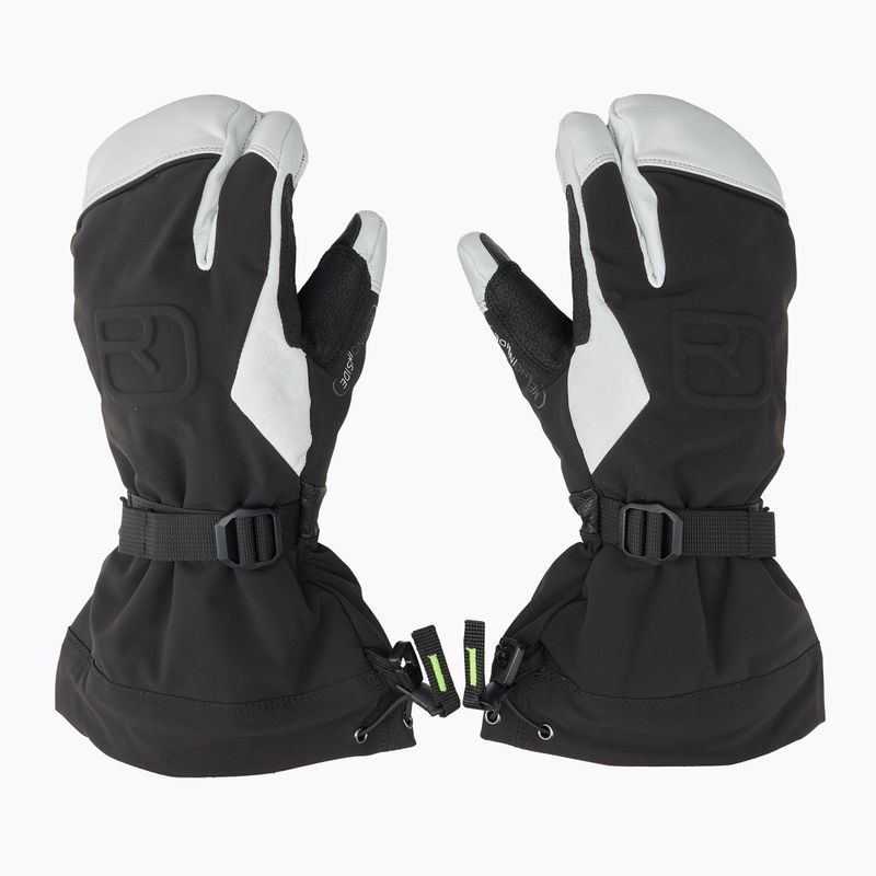 Pánske lyžiarske rukavice ORTOVOX Merino Freeride 3 Finger black 3