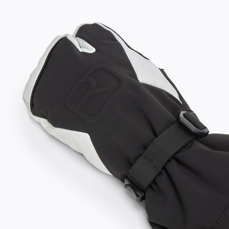 Pánske lyžiarske rukavice ORTOVOX Merino Freeride 3 Finger black 4