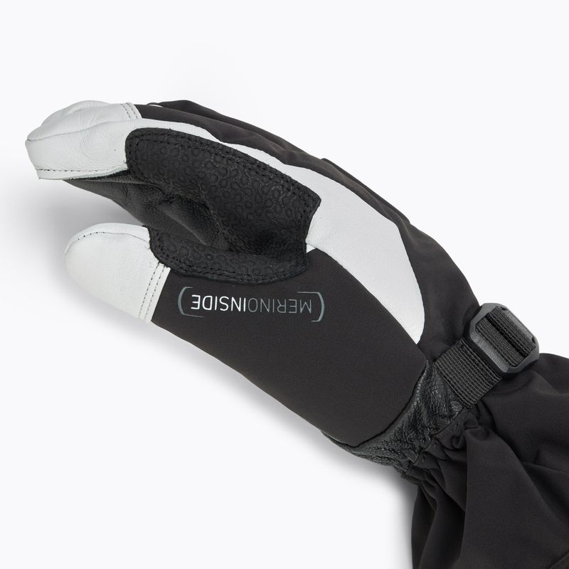 Pánske lyžiarske rukavice ORTOVOX Merino Freeride 3 Finger black 5