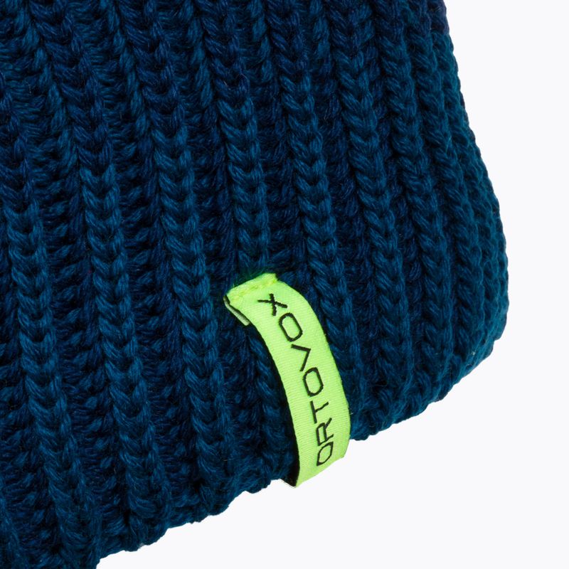 ORTOVOX Deep Knit Beanie hlboká oceánska trekingová čiapka 4