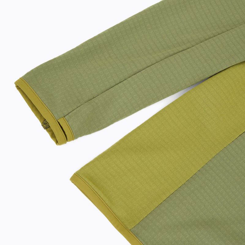 Pánska mikina ORTOVOX Fleece Light Grid Hooded wild herbs 4