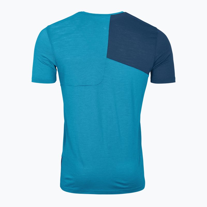 Pánske trekové tričko ORTOVOX 120 Tec mountain blue 2