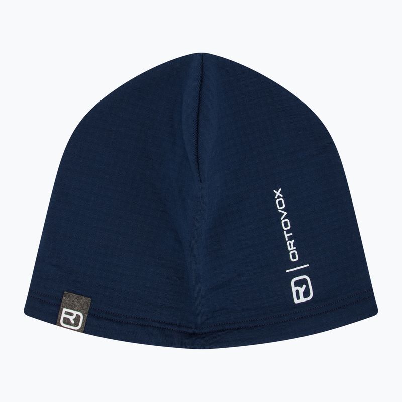 Zimná čiapka ORTOVOX Fleece Grid deep ocean