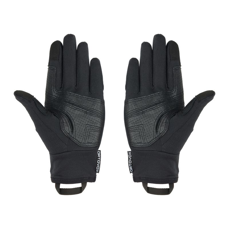 Pánske skitouringové rukavice ORTOVOX Fleece Light black raven 2