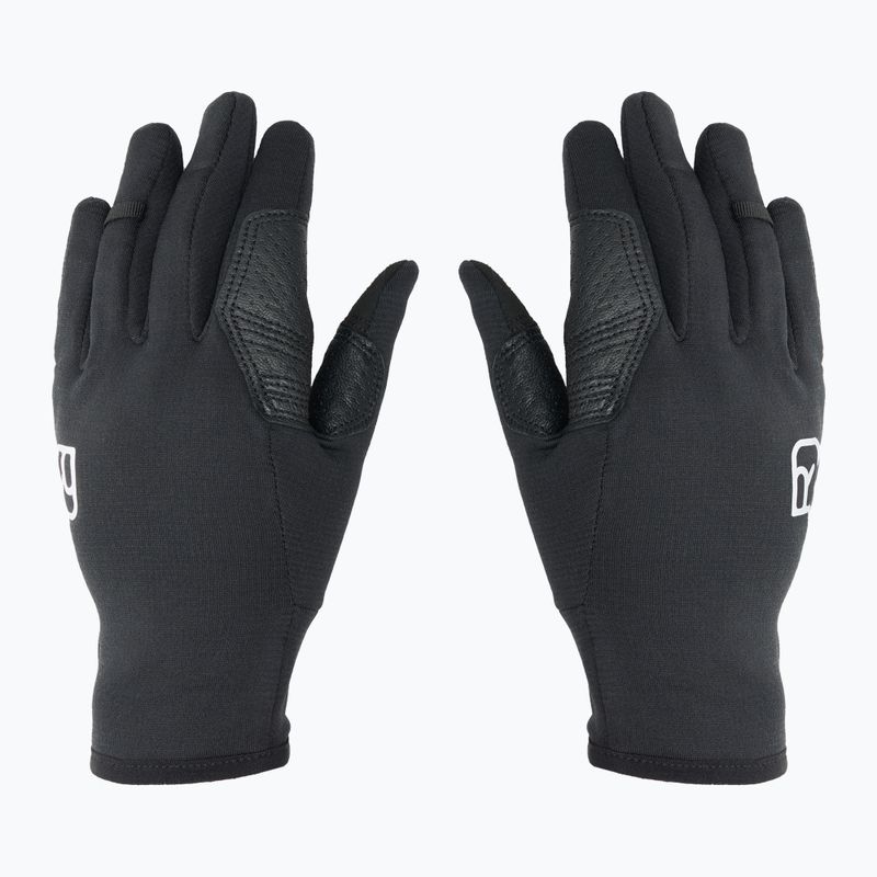 Pánske skitouringové rukavice ORTOVOX Fleece Light black raven 3