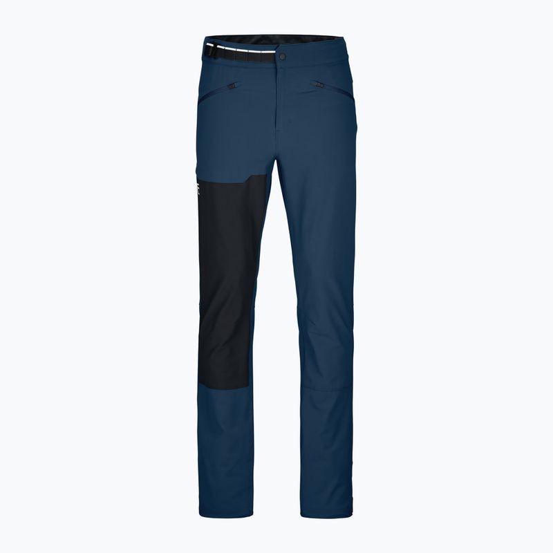 Pánske softshellové nohavice ORTOVOX Brenta deep ocean 2