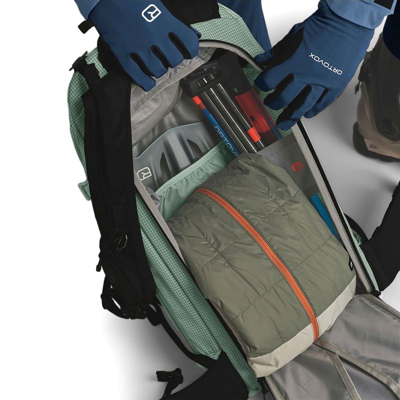 Skialpový batoh ORTOVOX Switchback 27 l green acid 8