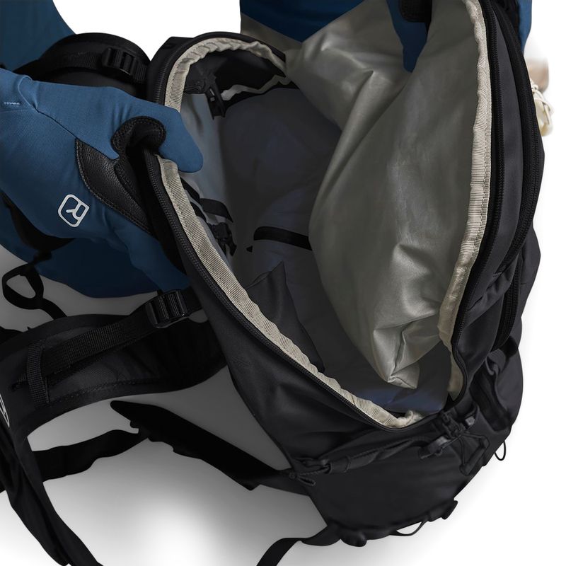 Skialpový batoh ORTOVOX Venet Tour 30 l black raven 8