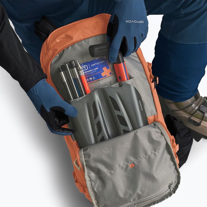 Skialpový batoh ORTOVOX Venet Tour 30 l faded tangerine 13