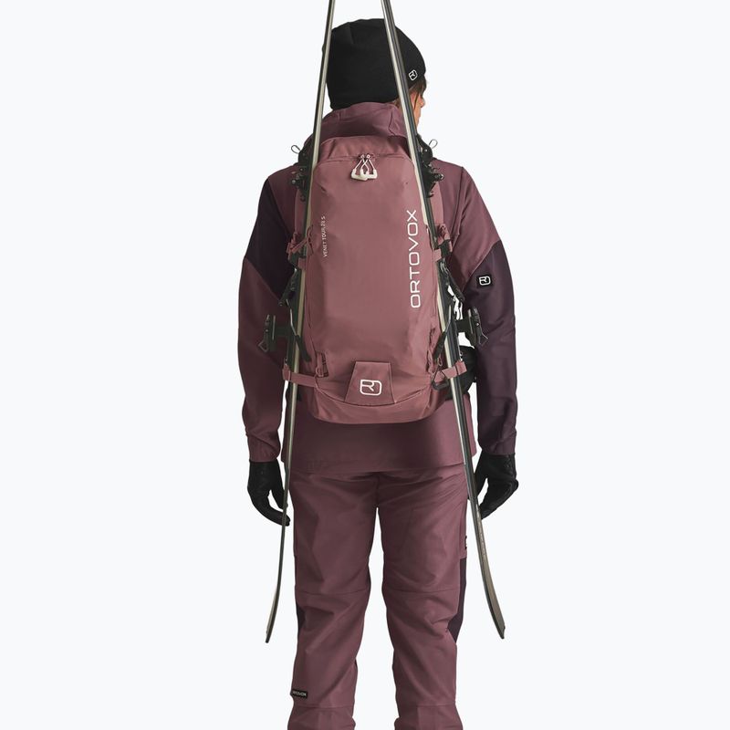 Skialpový batoh ORTOVOX Venet Tour 28 l dusk rose 7