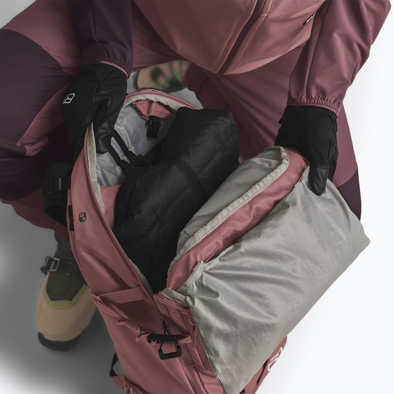 Skialpový batoh ORTOVOX Venet Tour 28 l dusk rose 11