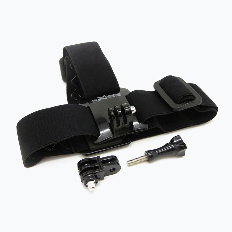 Držiak kamery GoXtreme Head-Strap-Mount čierny 55235 2