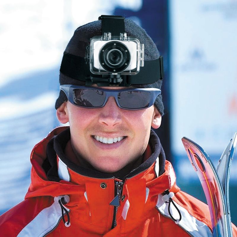 Držiak kamery GoXtreme Head-Strap-Mount čierny 55235 3