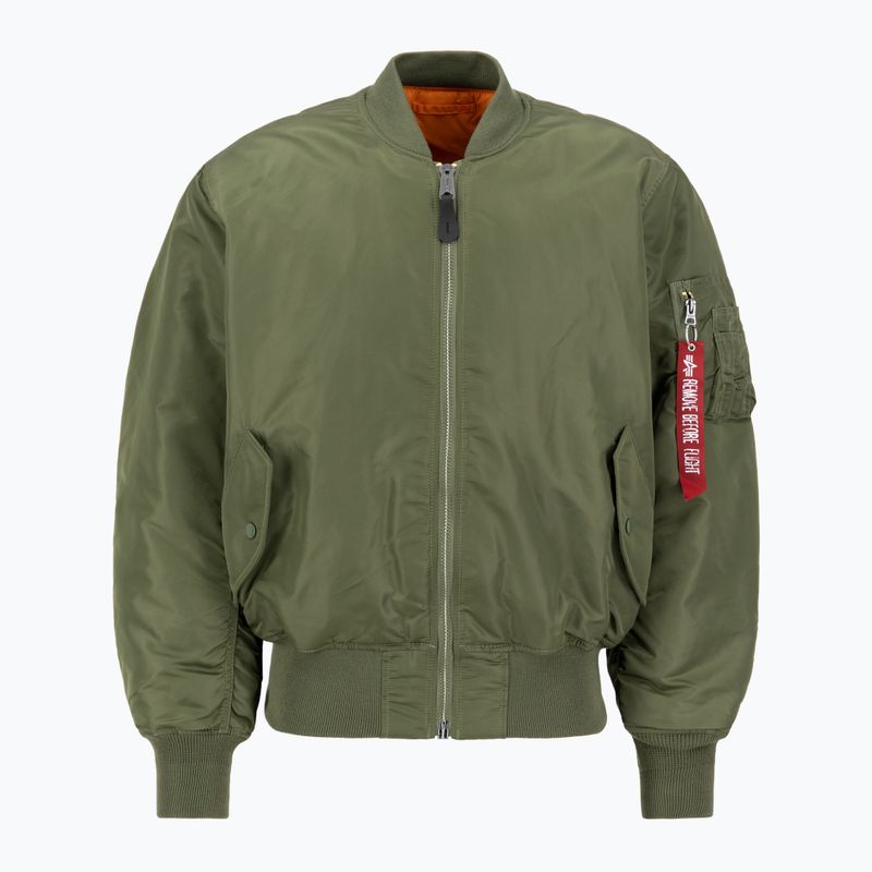 Pánska bunda Alpha Industries MA-1 Heritage sage green