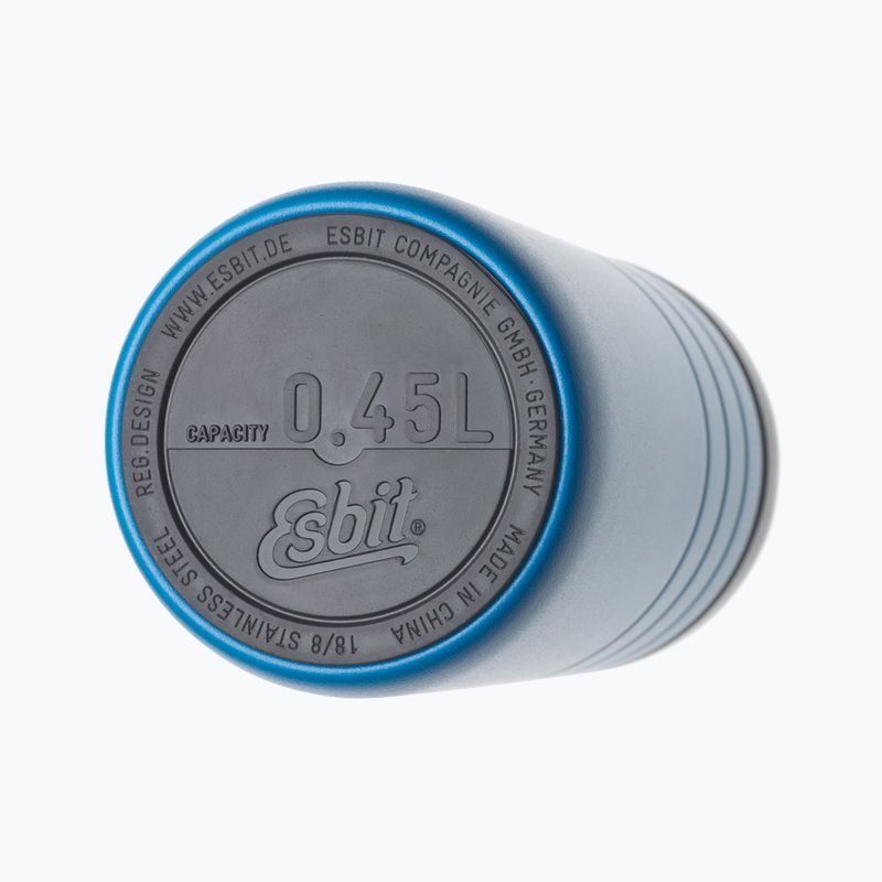 Termohrnček Esbit Majoris z nehrdzavejúcej ocele s flip topom 450 ml fleece modrý 4