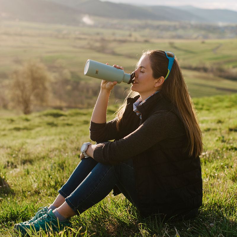 Turisická fľaša Esbit Pictor z nerezovej ocele 550 ml lipovo zelená 7