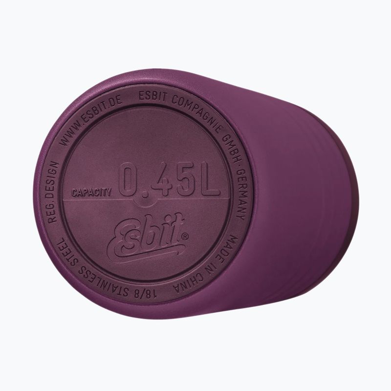 Termohrnček Esbit Majoris Stainless Steel Thermo Mug With Flip Top 450 ml berry 3
