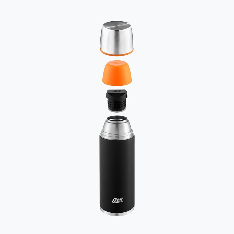 Termoska Esbit Stainless Steel Vacuum Flask 1000 ml steel/black 2