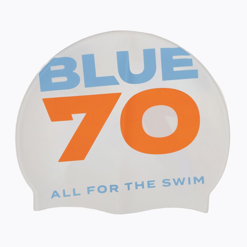 BlueSeventy Silikónová plavecká čiapka BL301 biela