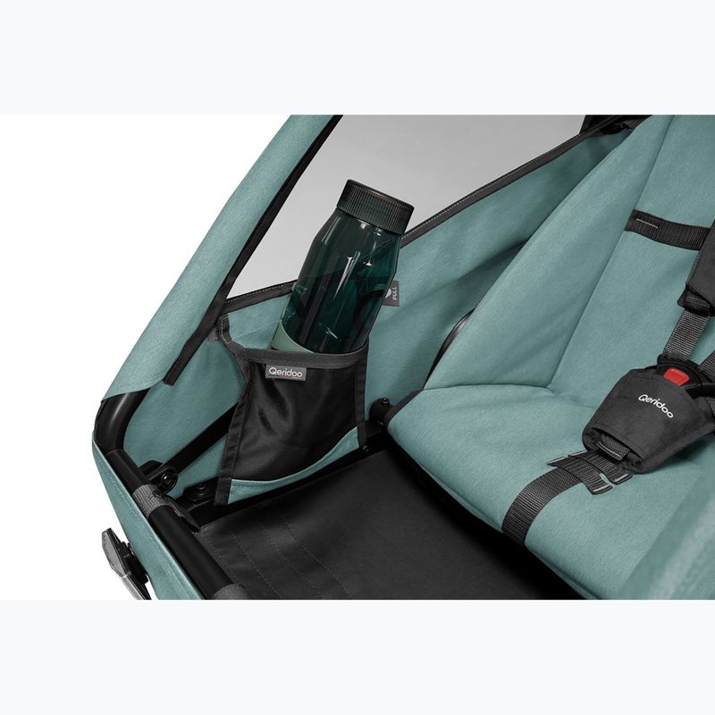 Cyklistický príves Qeridoo Qupa 1 mineral blue 11