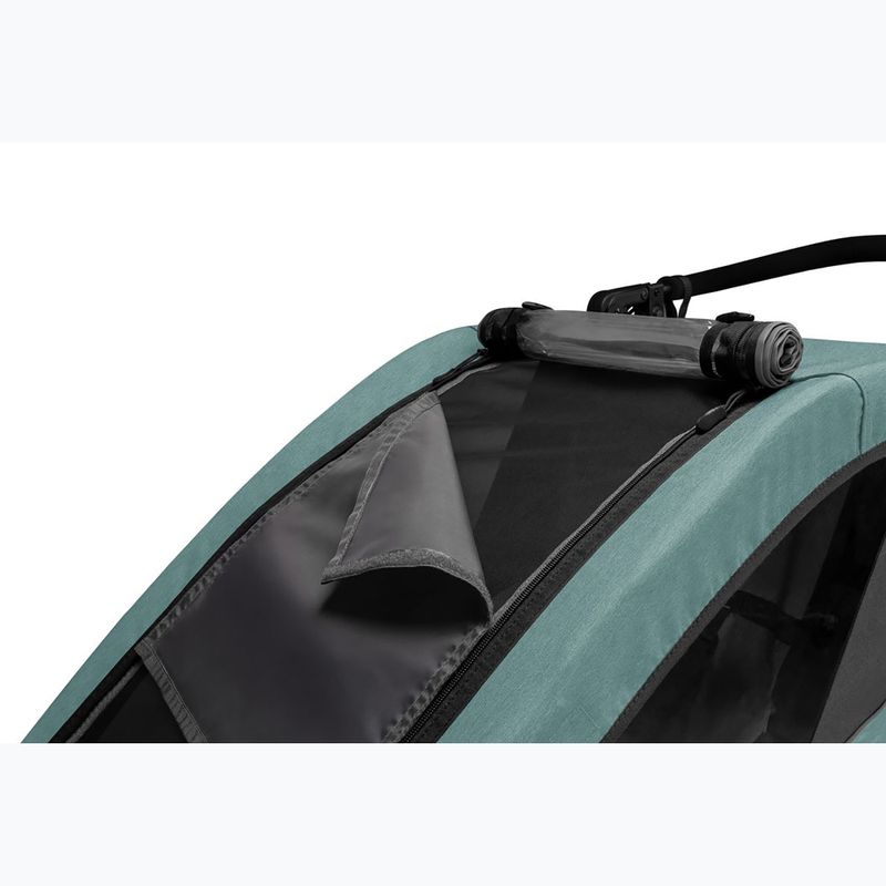 Dvojmiestny cyklistický príves Qeridoo Qupa 2 mineral blue 10