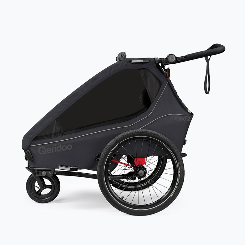 Vozík za bicykel Qeridoo Kidgoo 2 phantom grey 2
