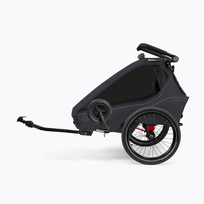 Vozík za bicykel Qeridoo Kidgoo 2 phantom grey 3