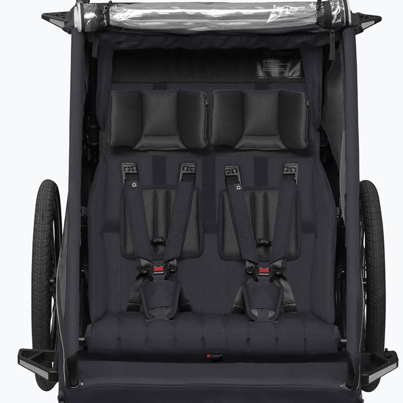 Vozík za bicykel Qeridoo Kidgoo 2 phantom grey 5