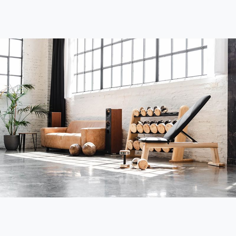 Tréningová lavica NOHrD Bench Press Oak Natural Leather 9