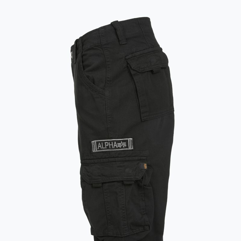 Alpha Industries pánske nohavice Jet black 4