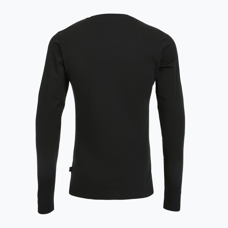 Pánske polo tričko longsleeve Alpha Industries Basic T black 2