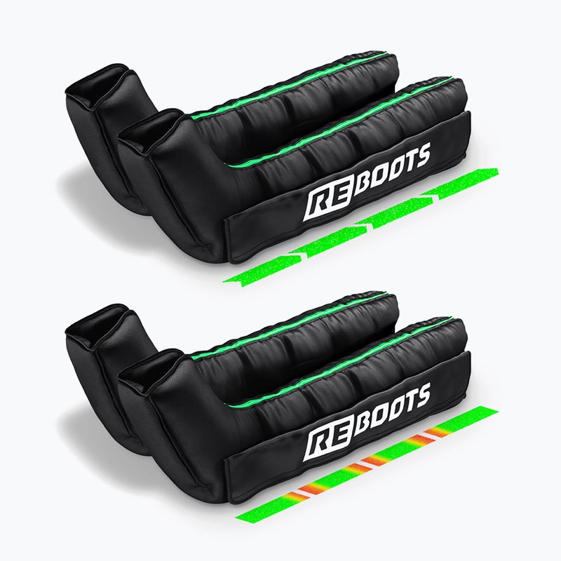 Nohavice na lymfodrenáž REBOOTS Go Lite black/white/green 3