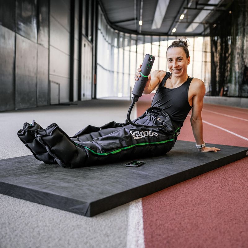 Nohavice na lymfodrenáž REBOOTS Go Lite black/white/green 8