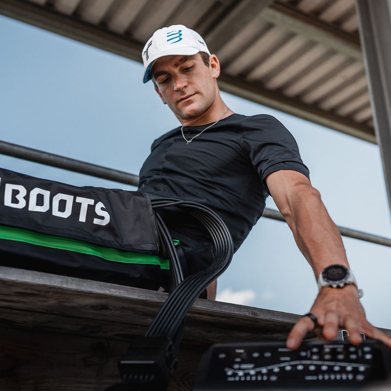 Nohavice na lymfodrenáž REBOOTS One Pro Recovery Pants 2.0 2025 Edition black/white/green 5