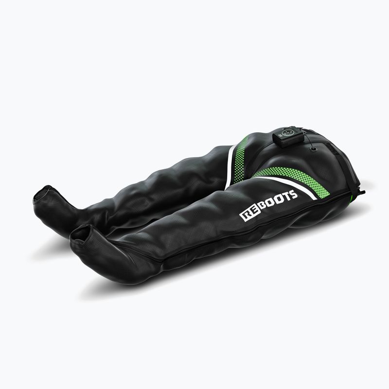 Nohavice na regeneráciu REBOOTS Go X Straight Cut black/white/green 3