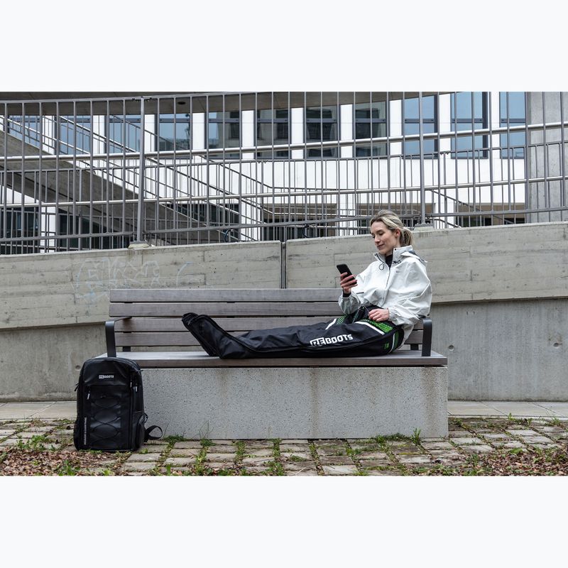 Nohavice na regeneráciu REBOOTS Go X Straight Cut black/white/green 13